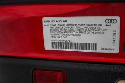 2023 Audi A5 Sportback 45 S line Premium Plus quattro