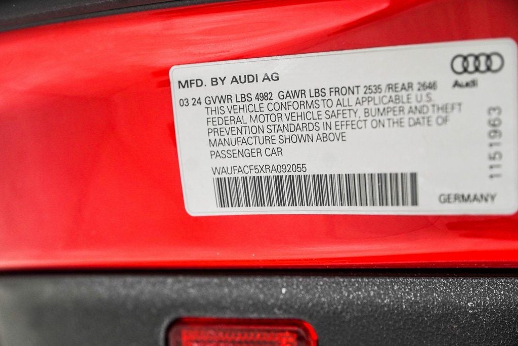 2024 Audi A5 Sportback 45 S line Premium Plus quattro