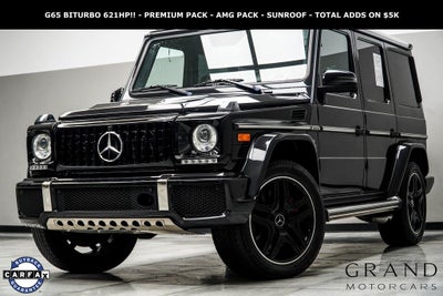 2018 Mercedes-Benz G-Class G 65 AMG® 4MATIC®