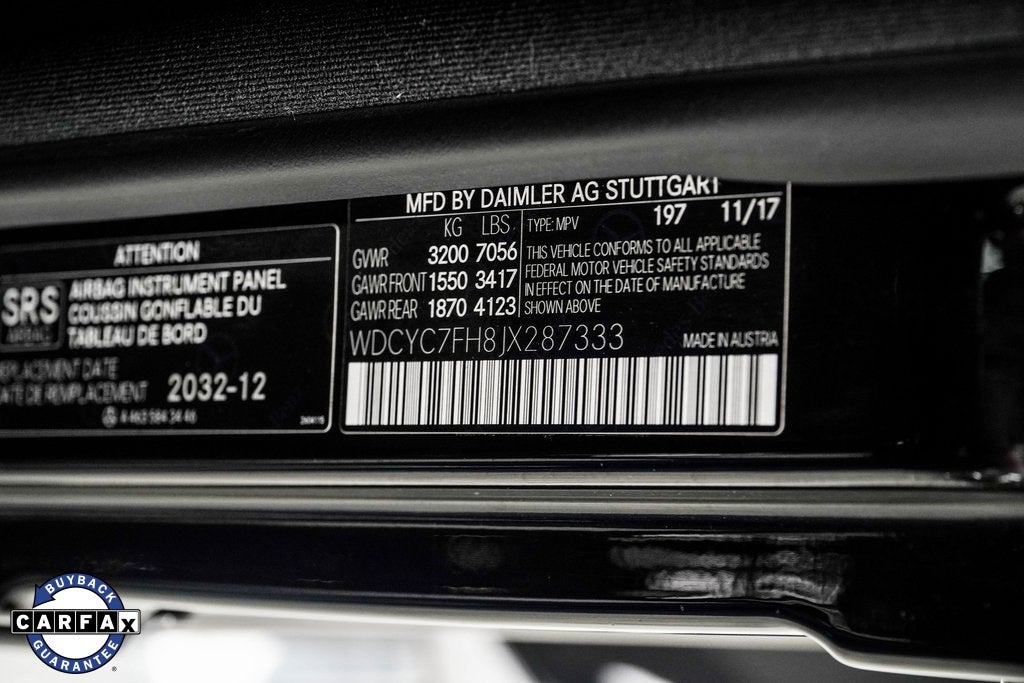 2018 Mercedes-Benz G-Class G 65 AMG® 4MATIC®