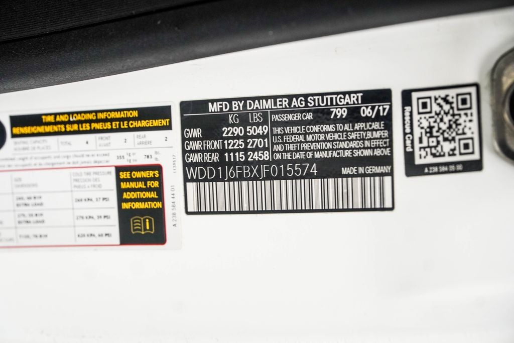 2018 Mercedes-Benz E-Class E 400