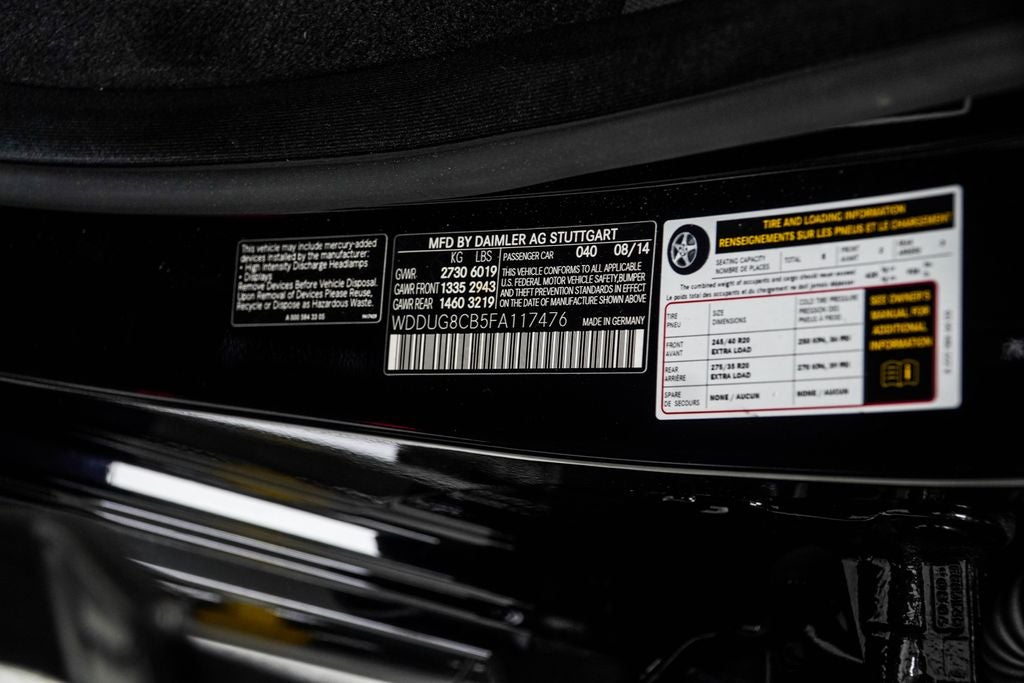 2015 Mercedes-Benz S-Class S 550