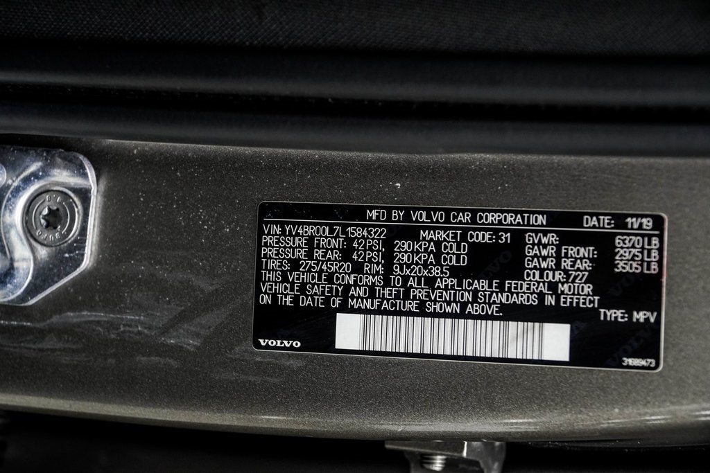 2020 Volvo XC90 Hybrid T8 Inscription