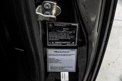 2018 Maserati GranTurismo Sport