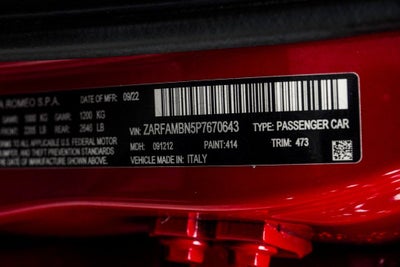 2023 Alfa Romeo Giulia Veloce