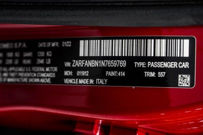 2022 Alfa Romeo Giulia Veloce