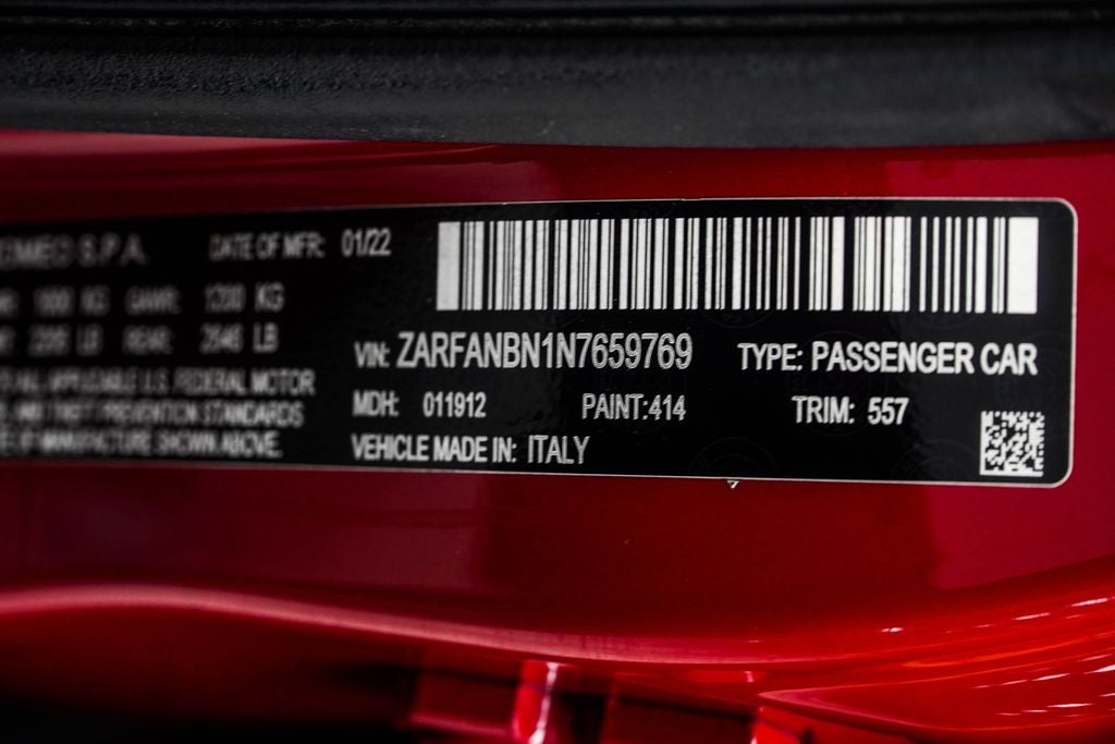 2022 Alfa Romeo Giulia Veloce