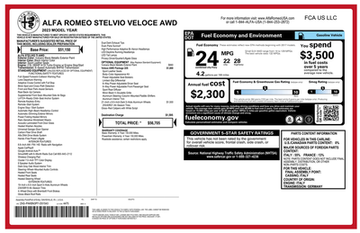 2023 Alfa Romeo Stelvio Veloce