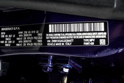 2018 Maserati Levante Base