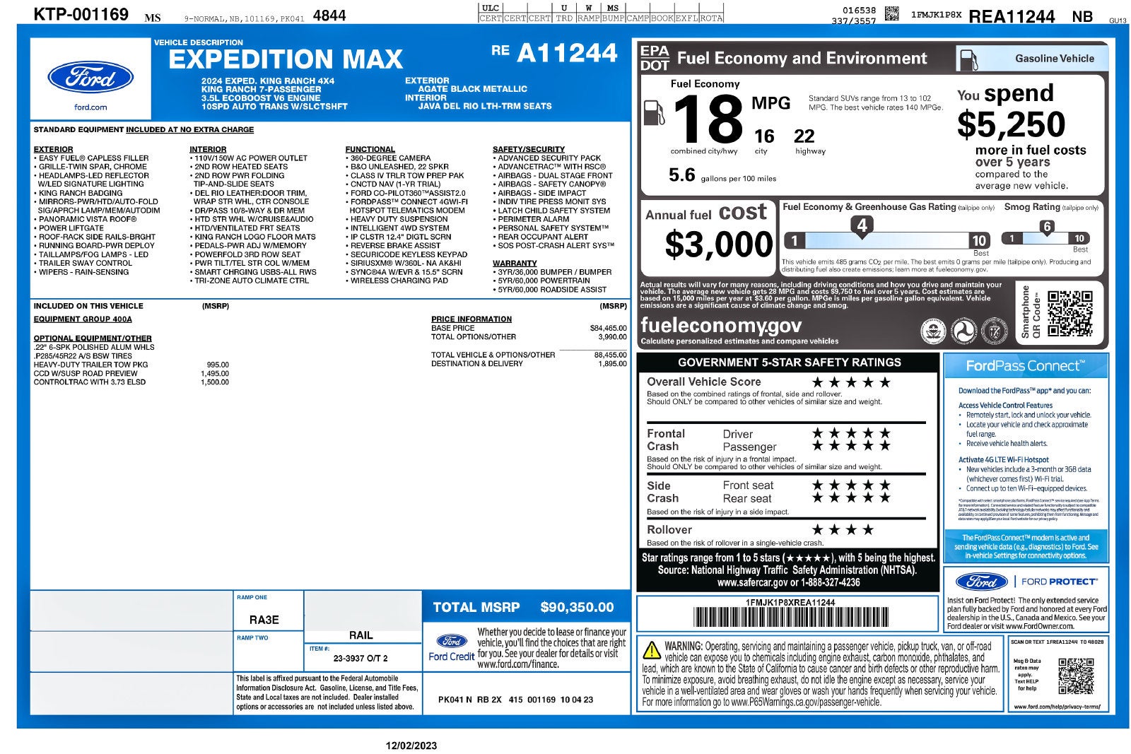 2024 Ford Expedition Max King Ranch
