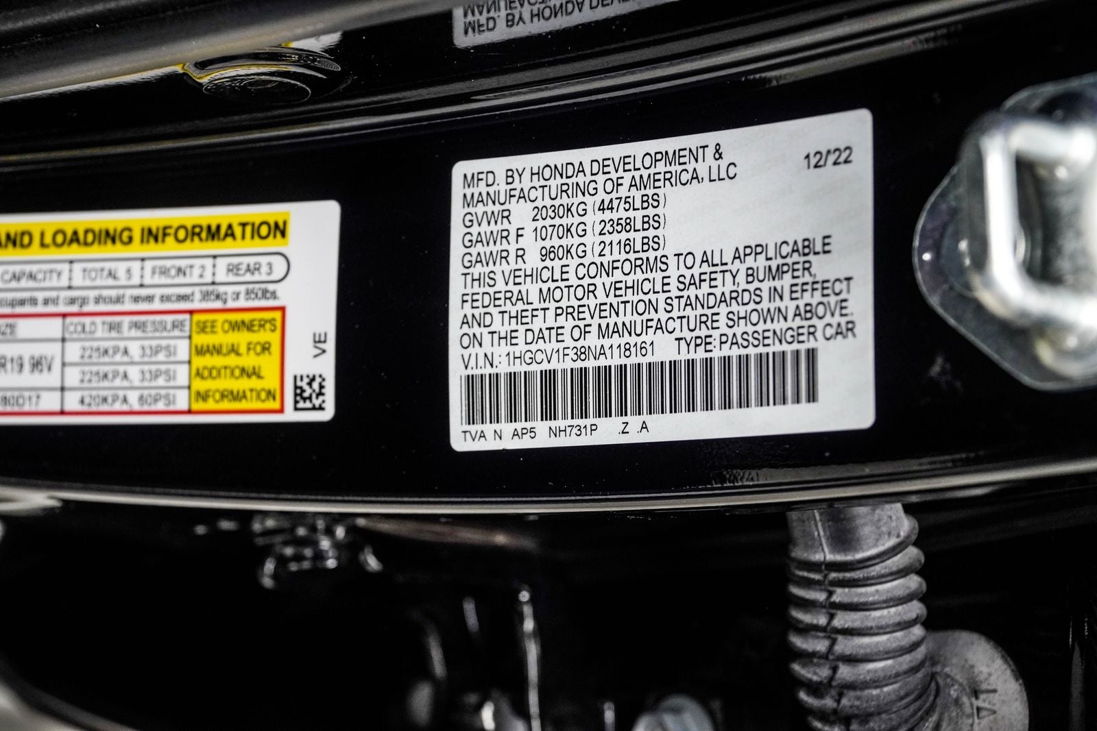 2022 Honda Accord Sport