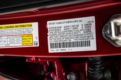 2018 Honda Accord Hybrid Touring