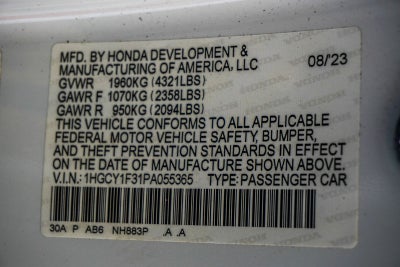 2023 Honda Accord EX