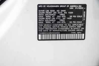 2024 Volkswagen Atlas 2.0T SEL