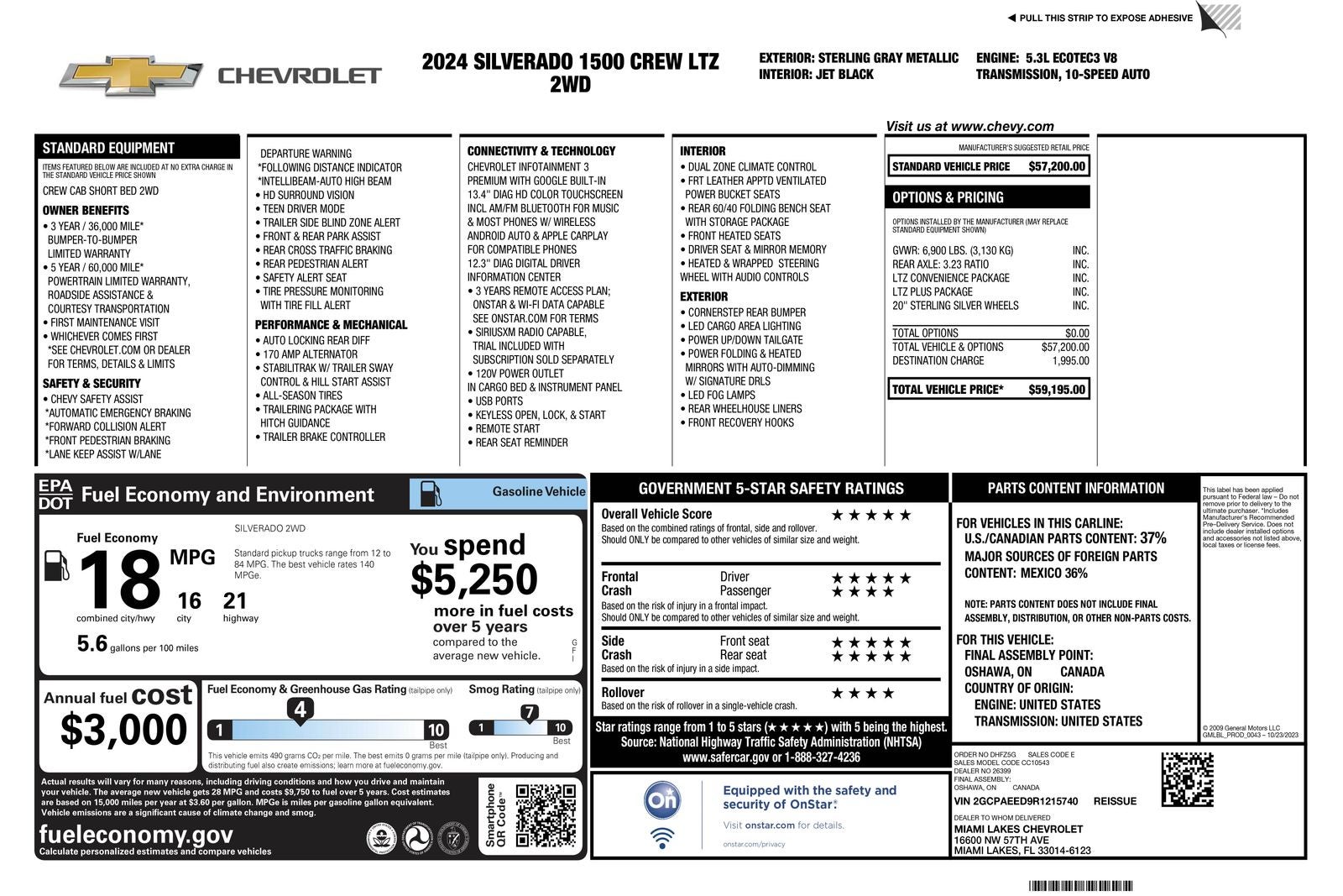 2024 Chevrolet Silverado 1500 LTZ