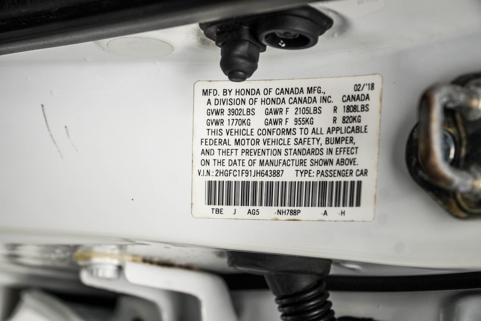 2018 Honda Civic Touring