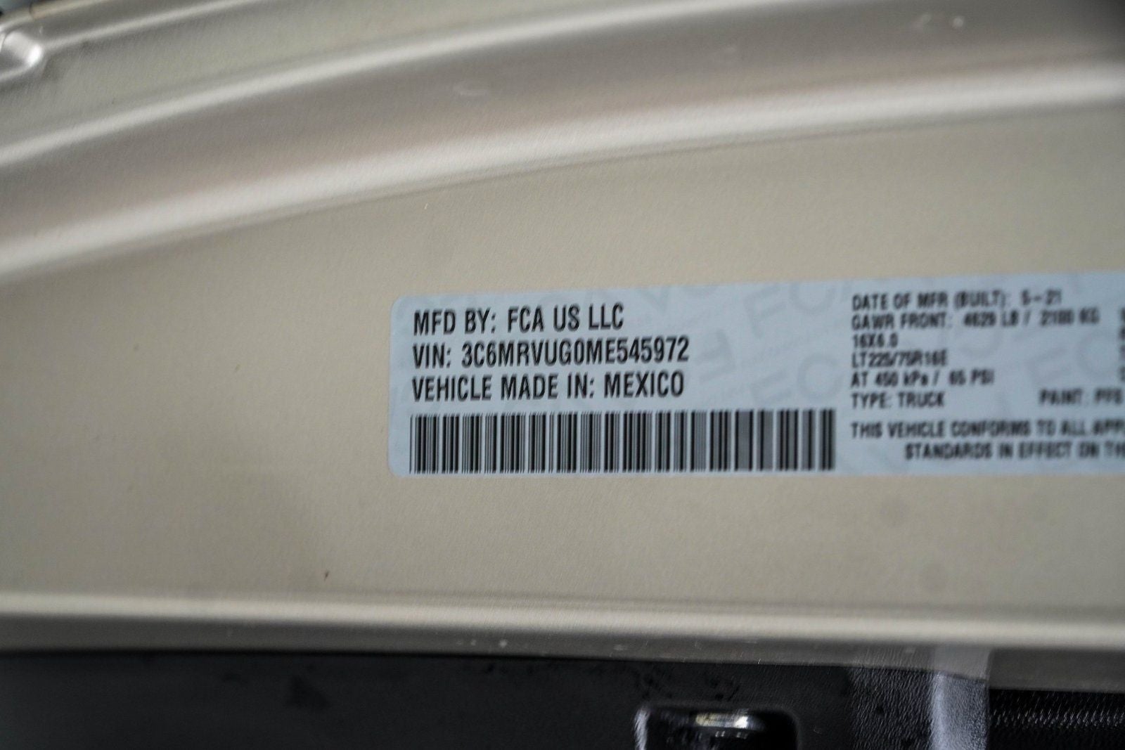 2021 RAM ProMaster 3500 Window Van High Roof 159 WB