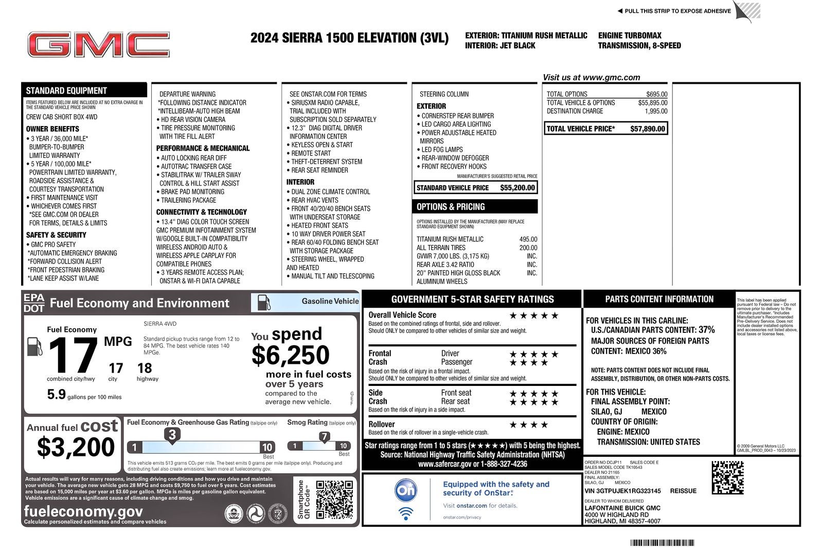 2024 GMC Sierra 1500 Elevation