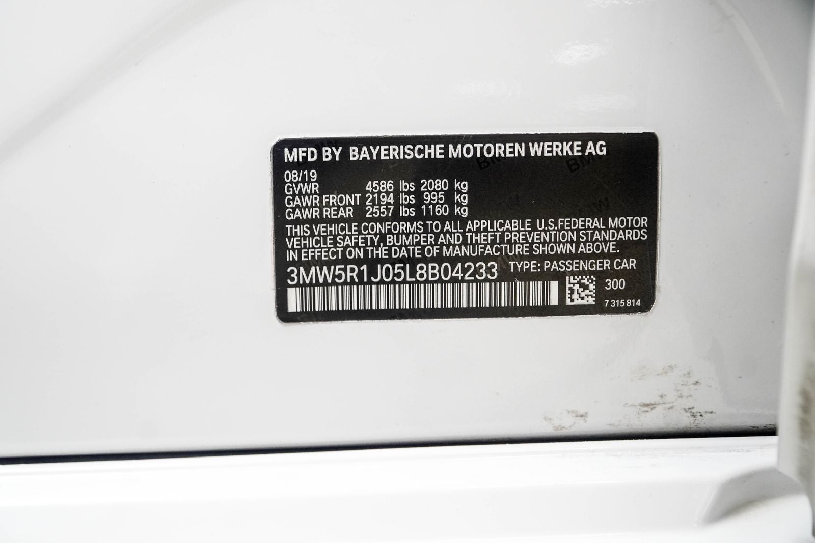 2020 BMW 3 Series 330i