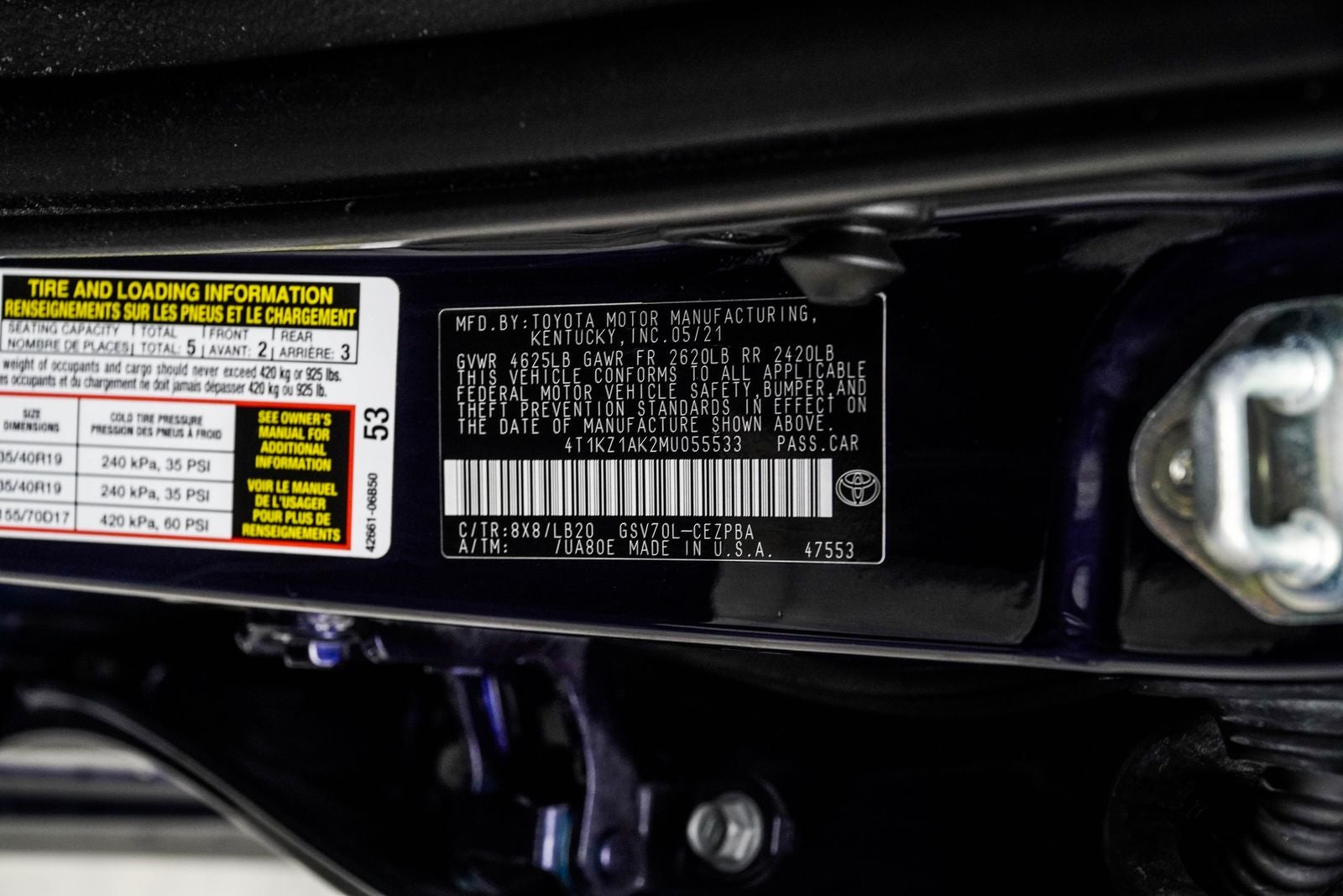 2021 Toyota Camry XSE V6