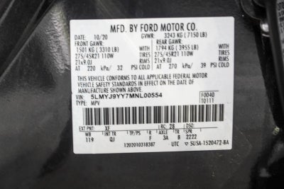 2021 Lincoln Aviator Plug-In Hybrid Black Label Grand Touring