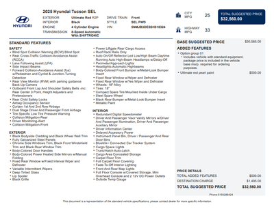2025 Hyundai Tucson SEL