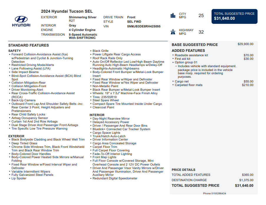 2024 Hyundai Tucson SEL