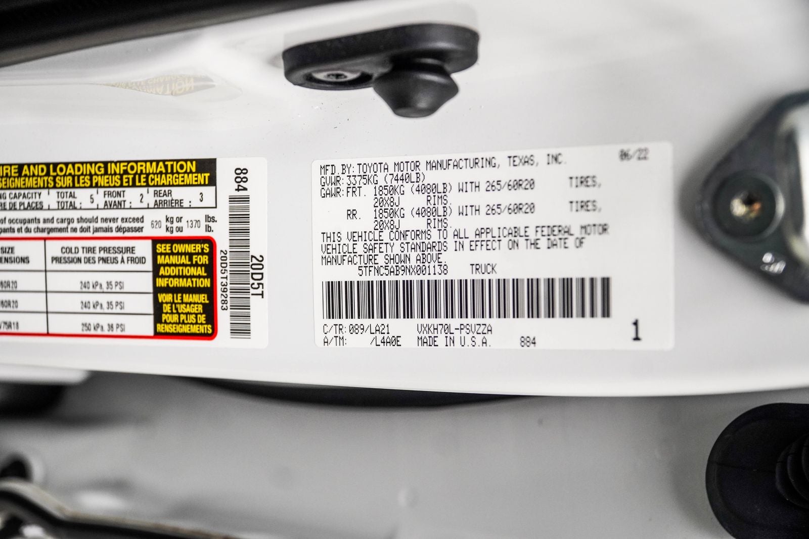 2022 Toyota Tundra Hybrid Platinum