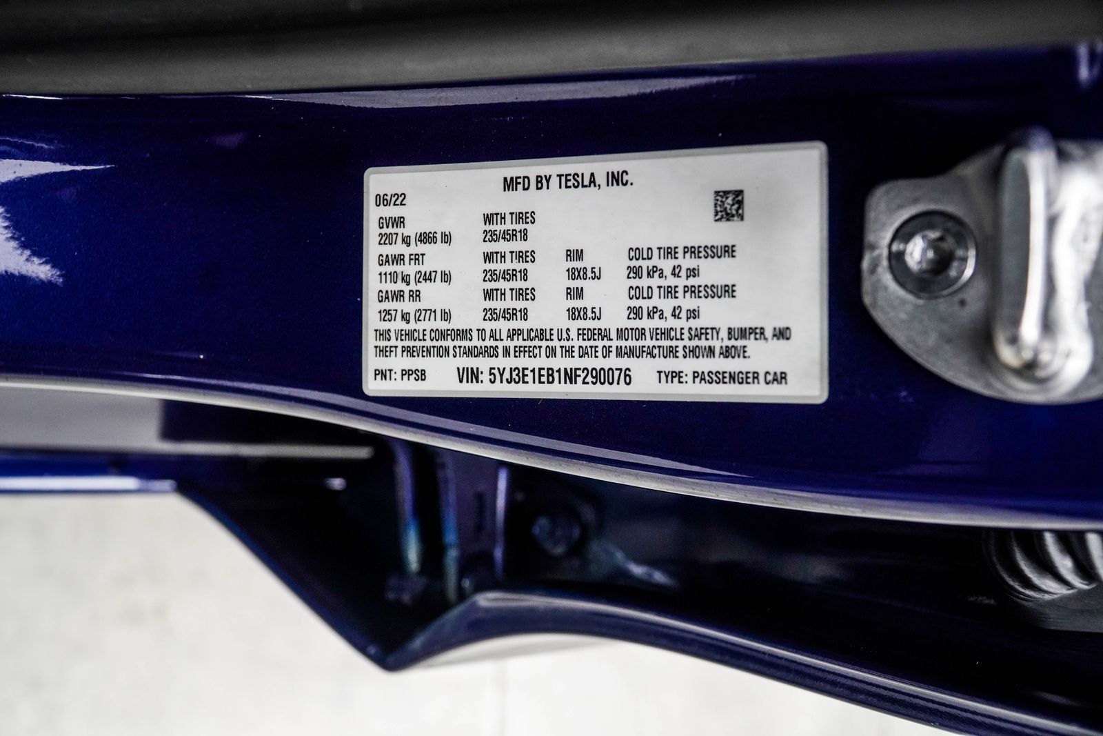 2022 Tesla Model 3 Long Range