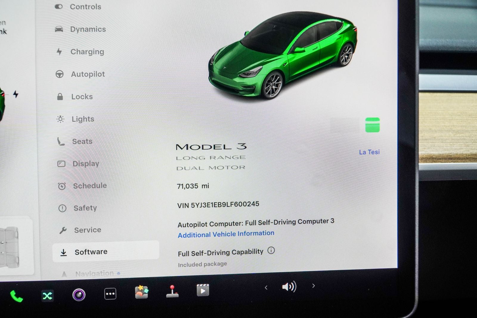 2020 Tesla Model 3 Long Range