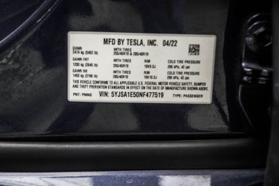 2022 Tesla Model S Base