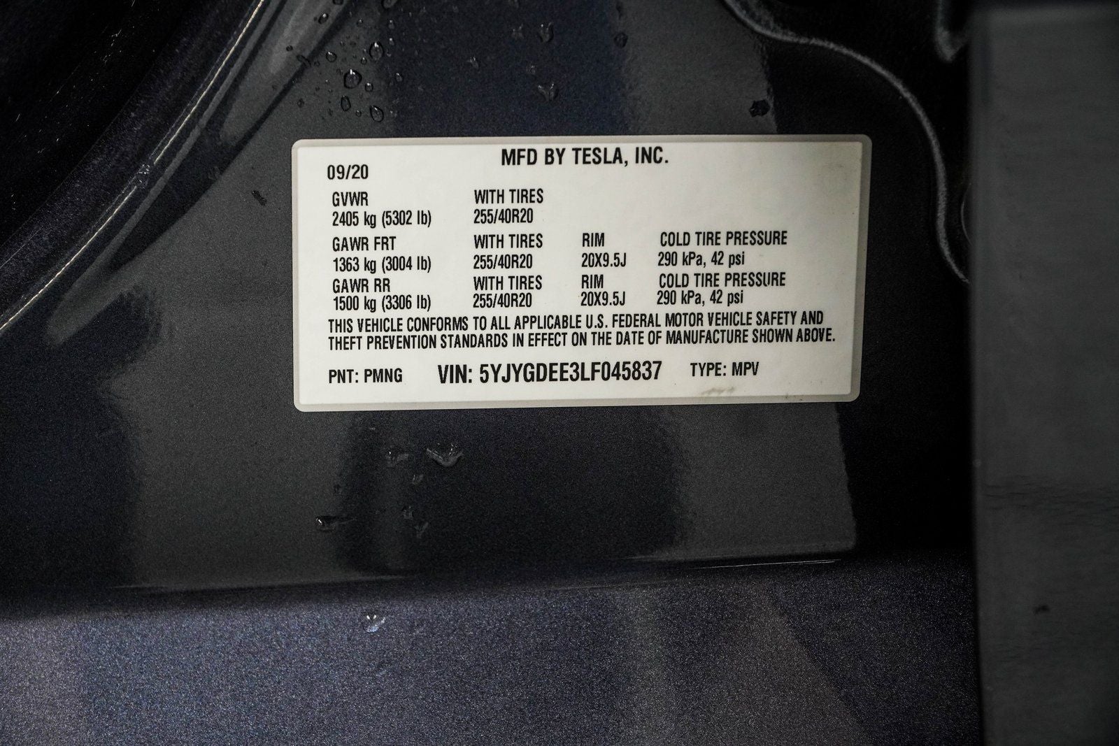 2020 Tesla Model Y Long Range