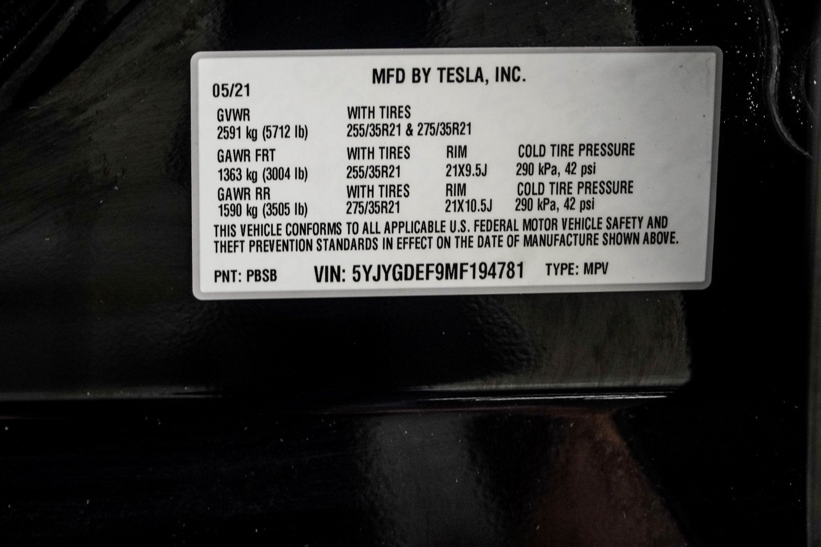 2021 Tesla Model Y Performance