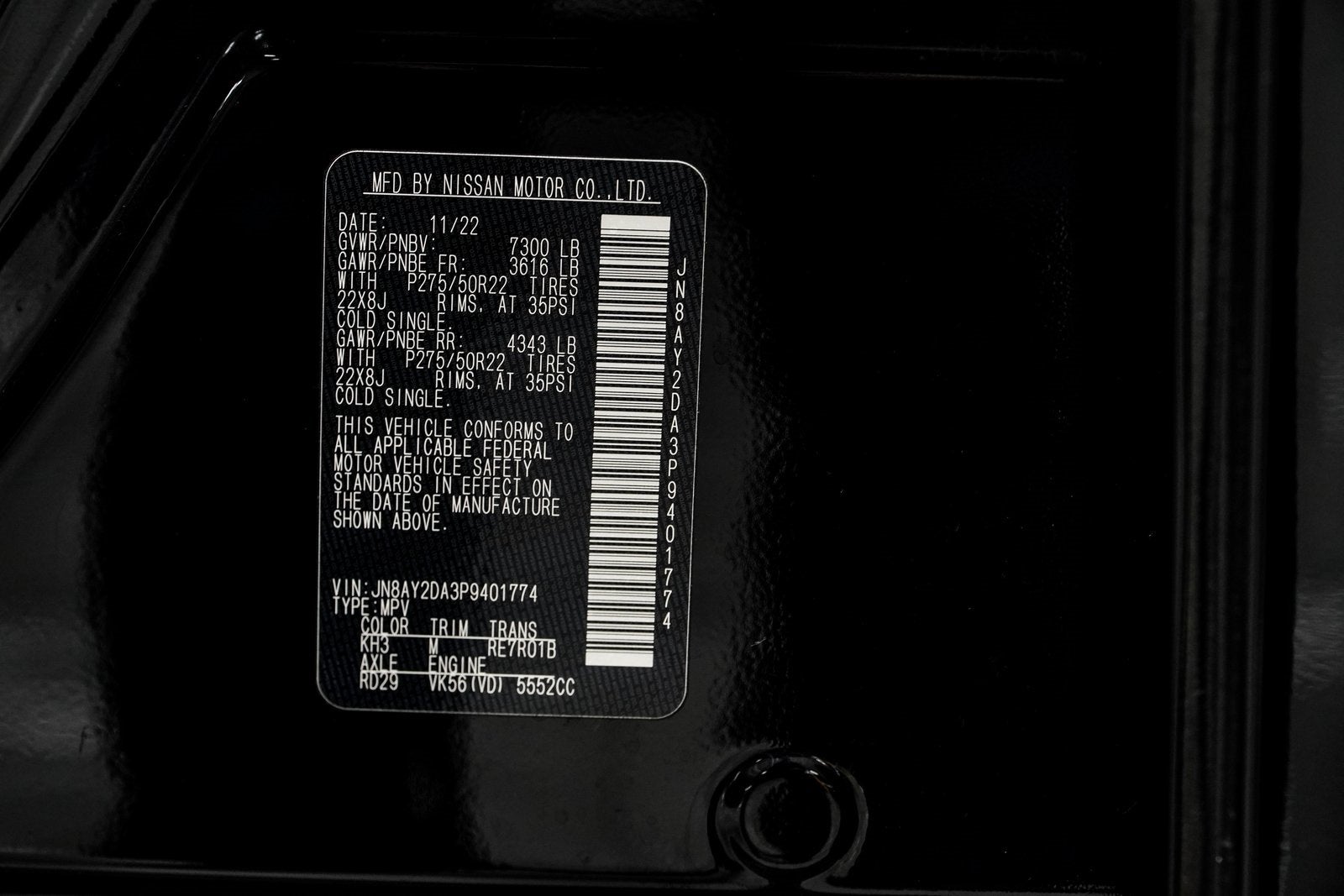 2023 Nissan Armada Platinum