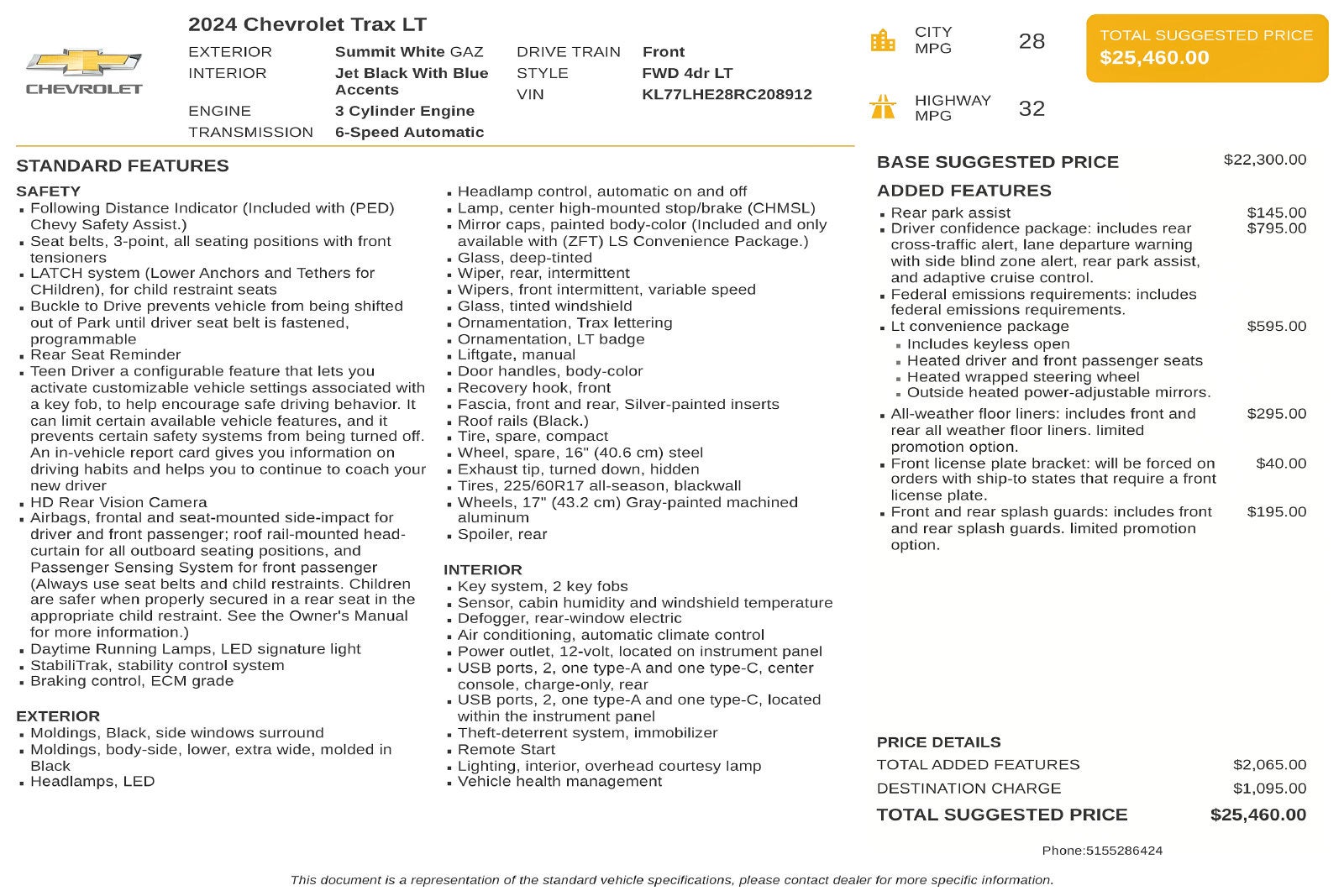 2024 Chevrolet Trax LT