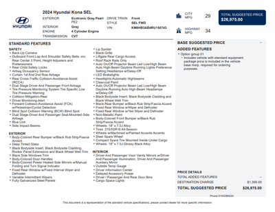 2024 Hyundai Kona SEL