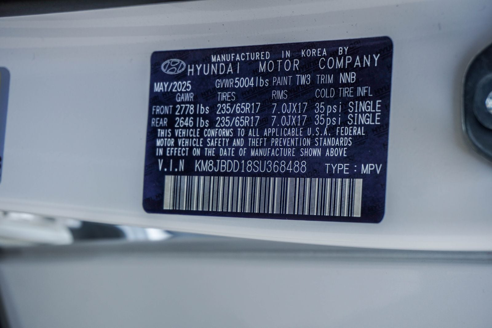 2025 Hyundai Tucson Hybrid Blue
