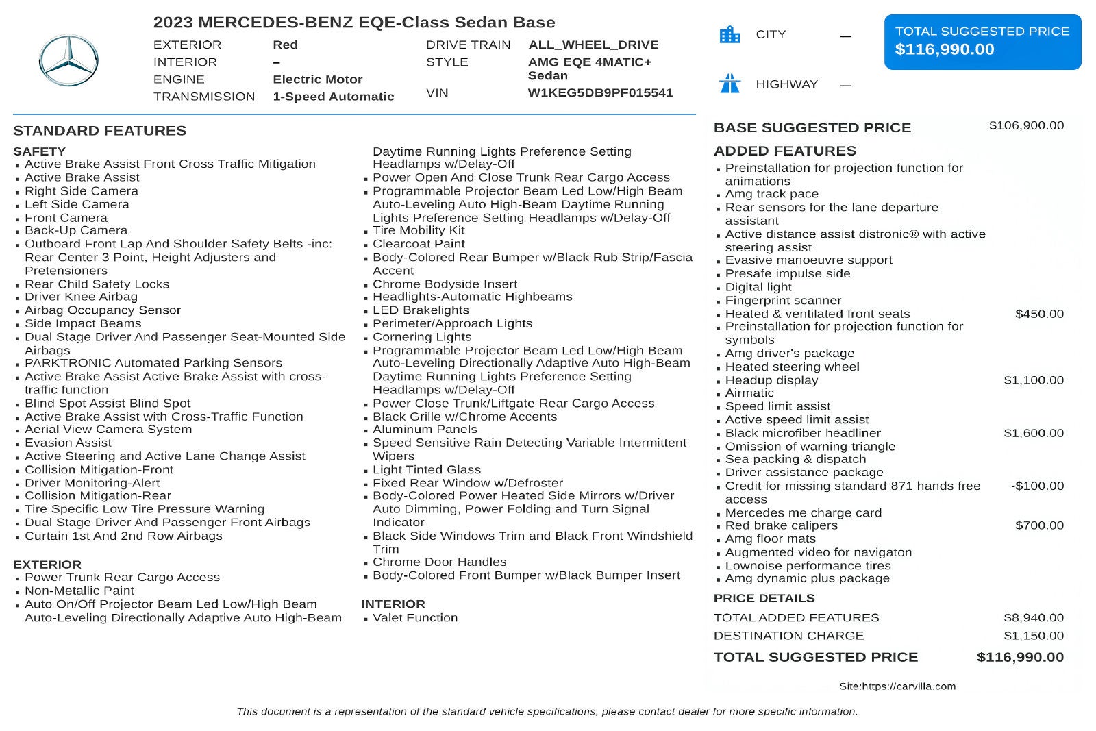 2023 Mercedes-Benz AMG® EQE Base 4MATIC®