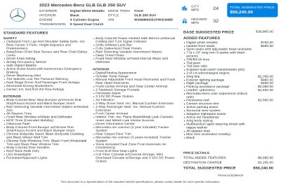 2023 Mercedes-Benz GLB GLB 250