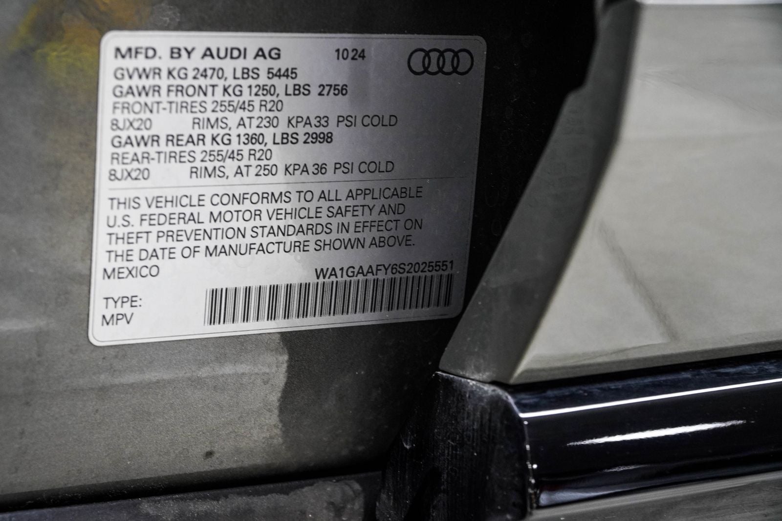 2025 Audi Q5 45 S line Premium quattro