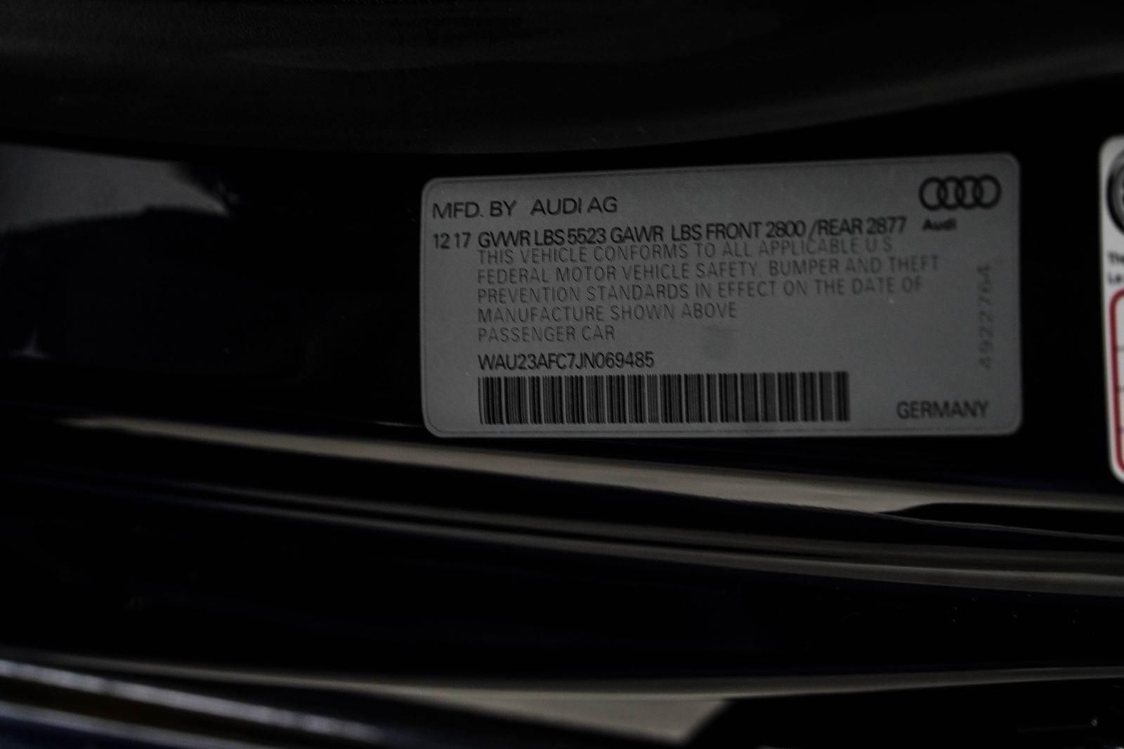 2018 Audi A7 3.0T Prestige quattro