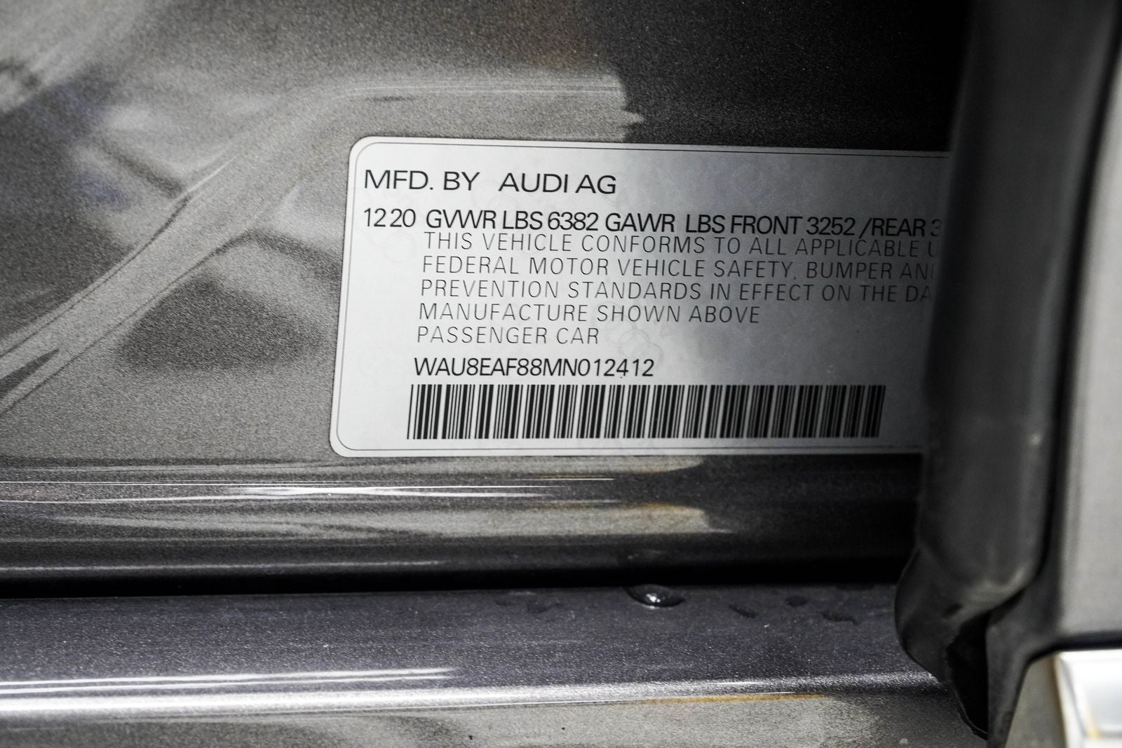 2021 Audi A8 4.0 LWB quattro L