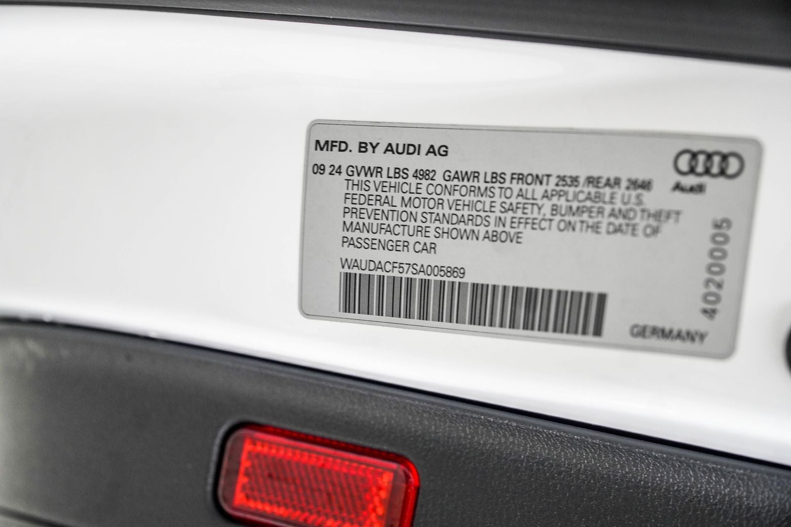 2025 Audi A5 Sportback 45 S line Premium Plus quattro