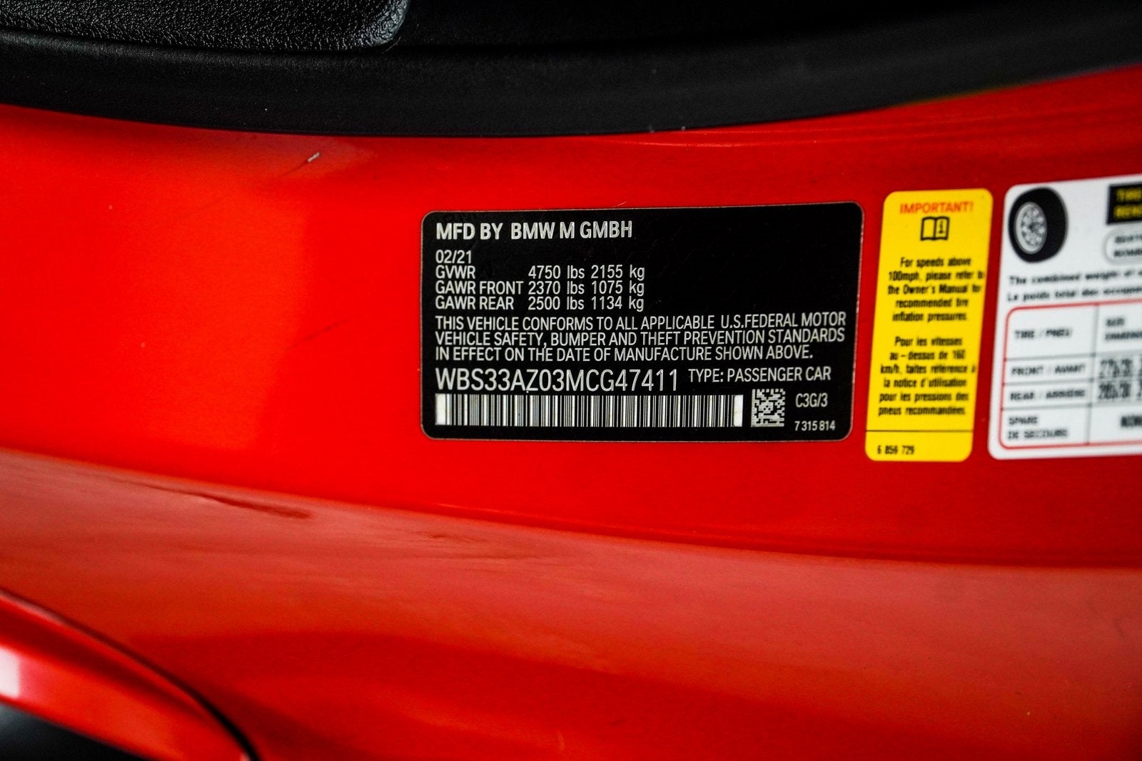 2021 BMW M4 Competition