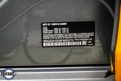 2022 BMW M3 Competition Xdrive