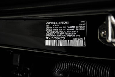 2023 Porsche Cayenne Platinum Edition