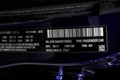 2019 Alfa Romeo Giulia Base