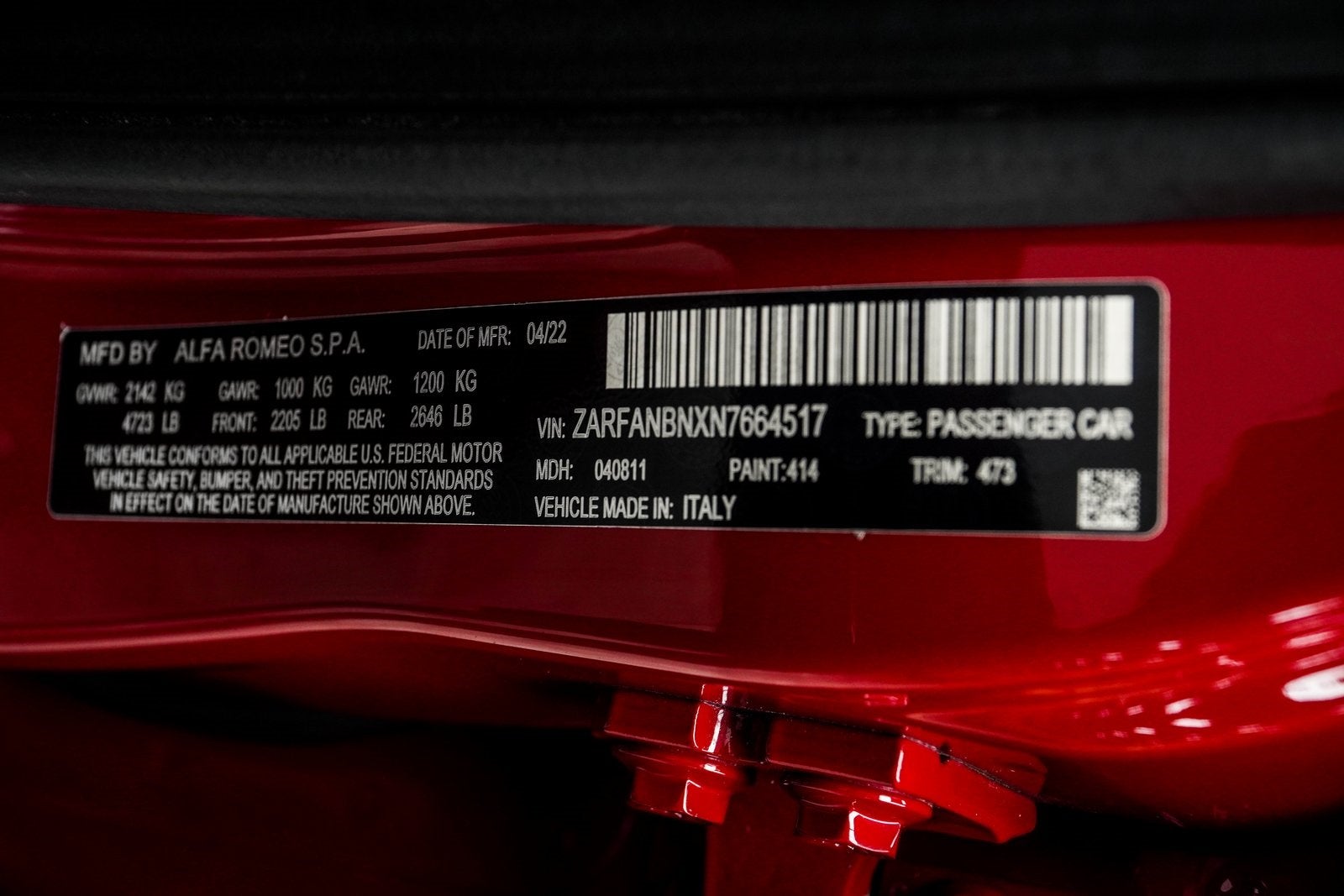 2022 Alfa Romeo Giulia Veloce