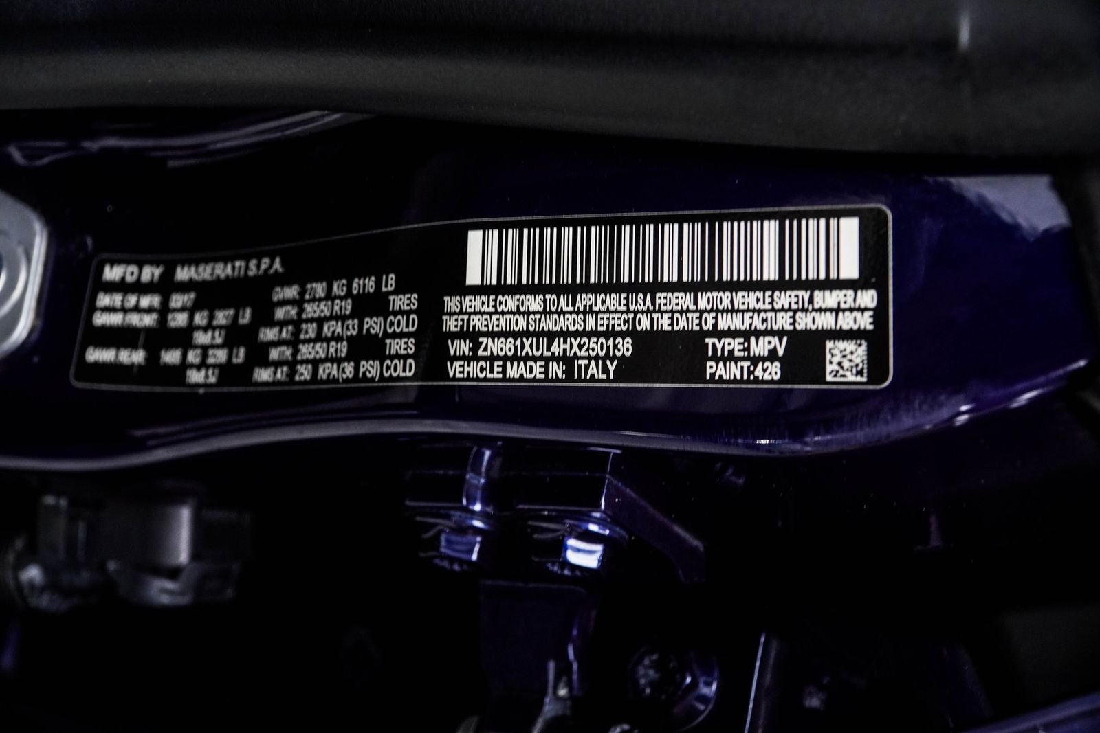 2017 Maserati Levante Base