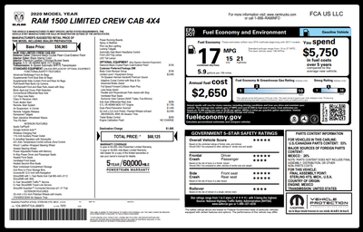 2020 RAM 1500 Limited